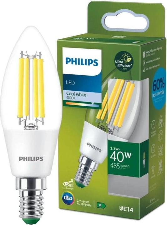 Produktbild Philips LED Classic (E14, 2.30 W, 485 lm, 1 x, A)
