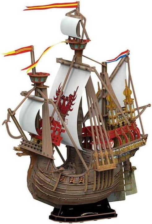 Produktbild - 3D-Puzzle 207 Teile in einer dekorativen Box (Durmstrang-Schiff) (207 Teile)