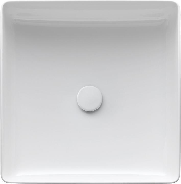 Produktbild Laufen Living square wastafel 36x36cm zonder kraangat zonder overloop saphirkeramiek wit (360 mm, 360 mm)