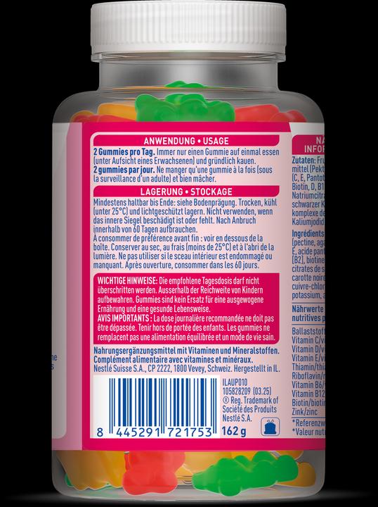 Immagine prodotto Beba Multivitaminico per bambini (60 Pezzo/i, Gomme, 200 g)