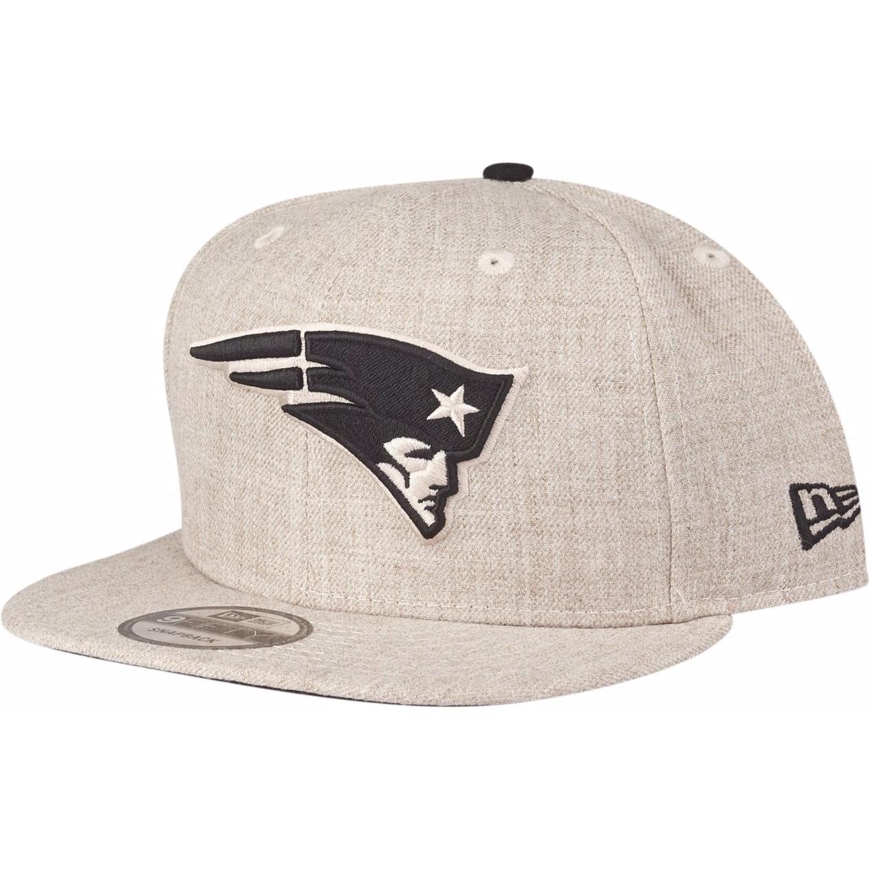 New Era, Herren, Cap, 9Fifty New England Patriots Heather Oat, Beige, (One Size)