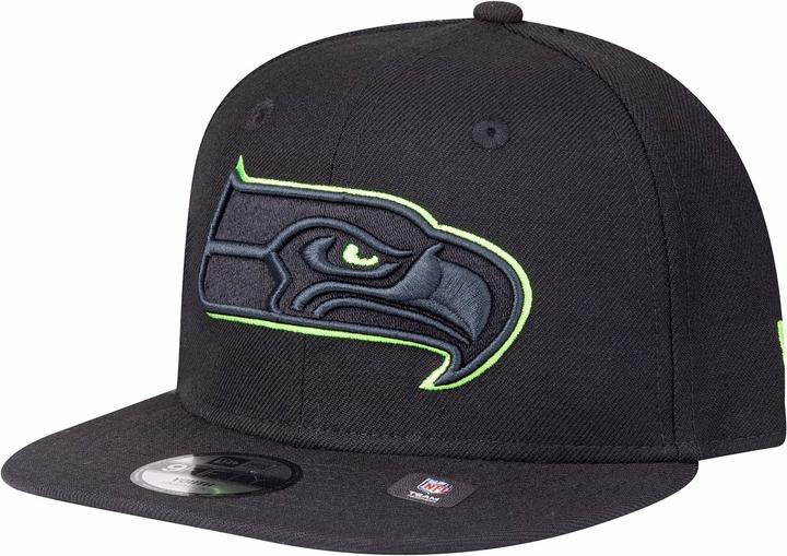Actual product image New Era 9Fifty Seattle Seahawks Schwaz (54, 55, 56)