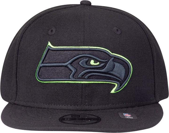 Actual product image New Era 9Fifty Seattle Seahawks Schwaz (54, 55, 56)