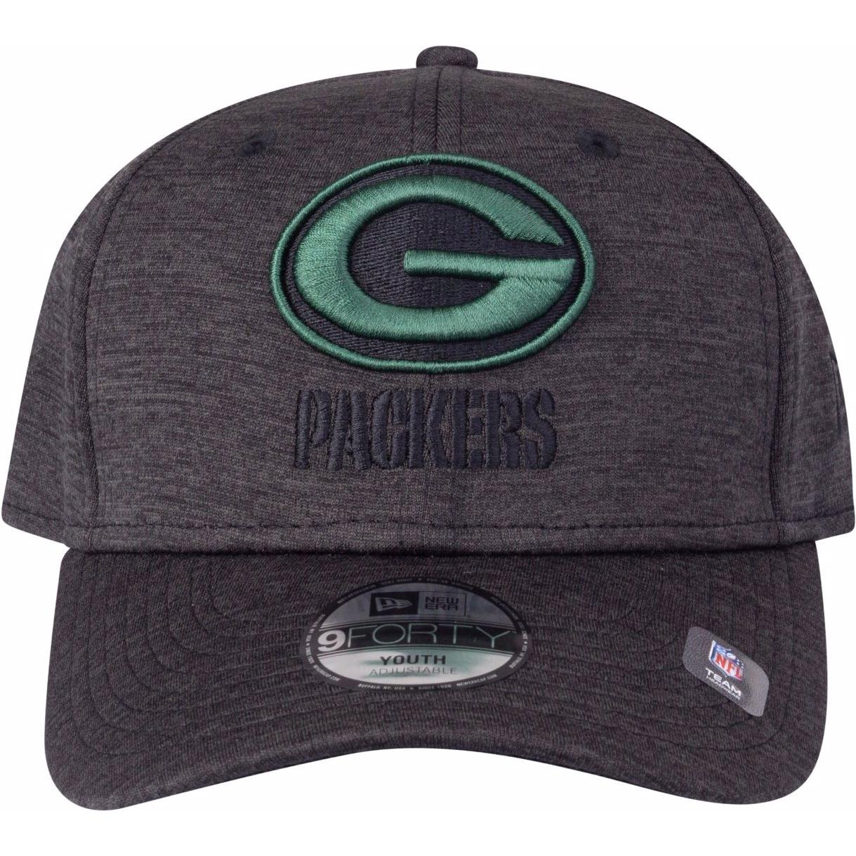 Thumbnail - New Era, Jungen, Cap, Jugendliche 9Forty Shadow Tech NFL Teams, Grün, (55, 56, 54 C)