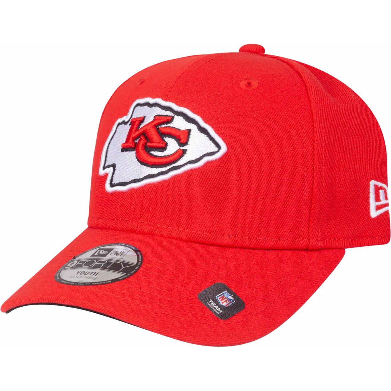 New Era, Jungen, Cap, 9Forty NBA NFL Teams, Rot, (55, 56, 54 C)