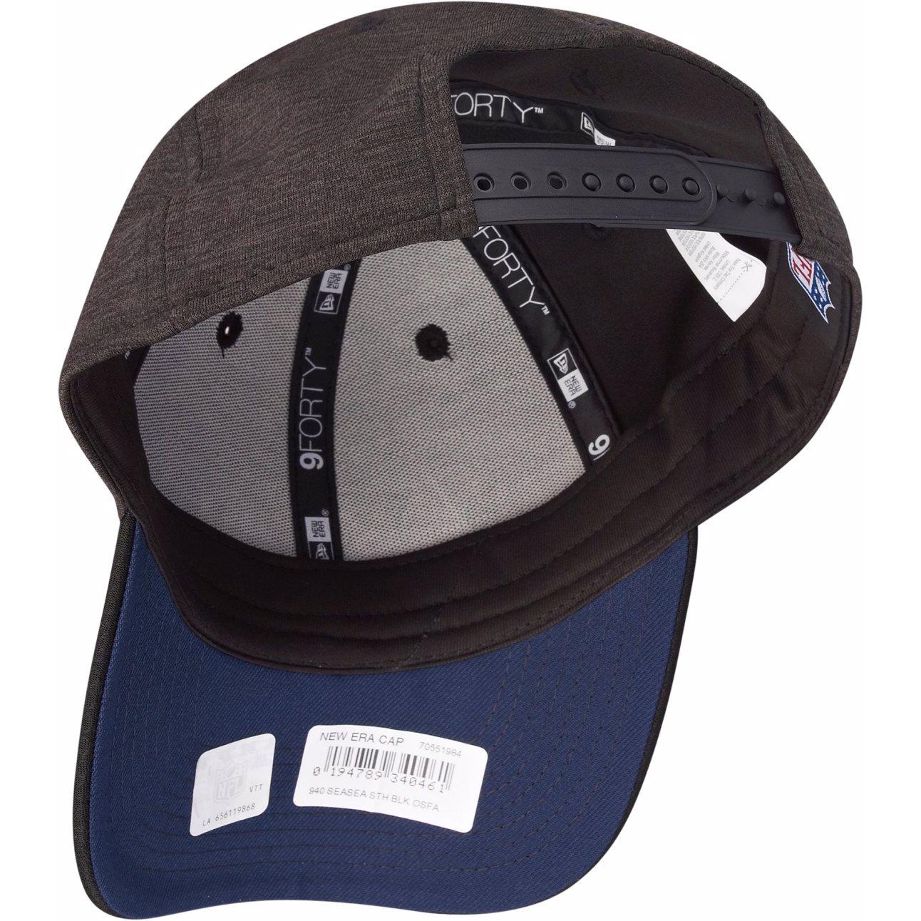 Thumbnail - New Era, Herren, Cap, 9Forty Strapback Shadow Hex Tech NFL Teams, Schwarz, (One Size)