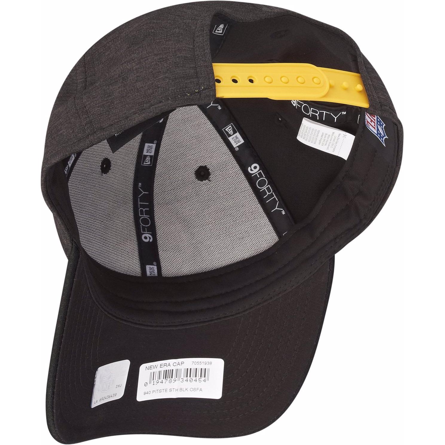 Thumbnail - New Era, Herren, Cap, 9Forty Strapback Shadow Hex Tech NFL Teams, Schwarz, (One Size)