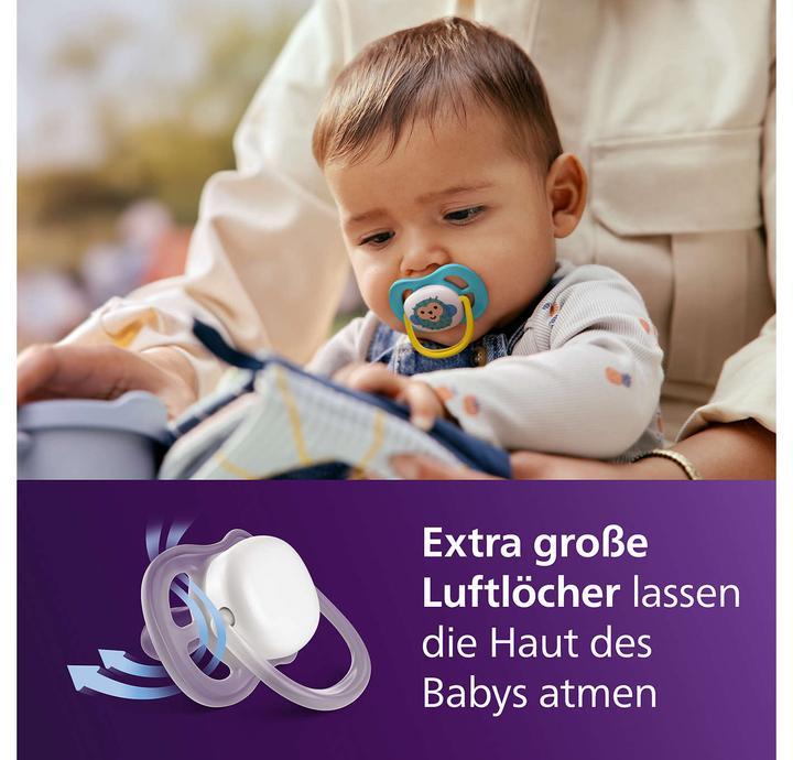 Image du produit Philips Avent Pacifier SCF080/26 ultra air (2x, 6 - 18 Mois)