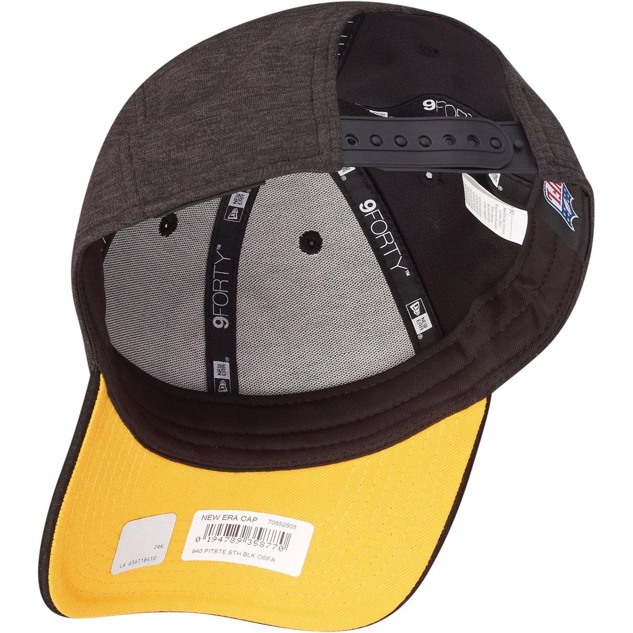 Thumbnail - New Era, Herren, Cap, 9Forty Strapback Shadow Hex Tech NFL Teams, Schwarz, (One Size)