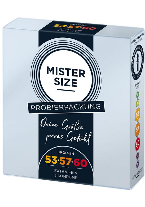 Actual product image Mister Size Medium (53-57-60) (3 pcs.)
