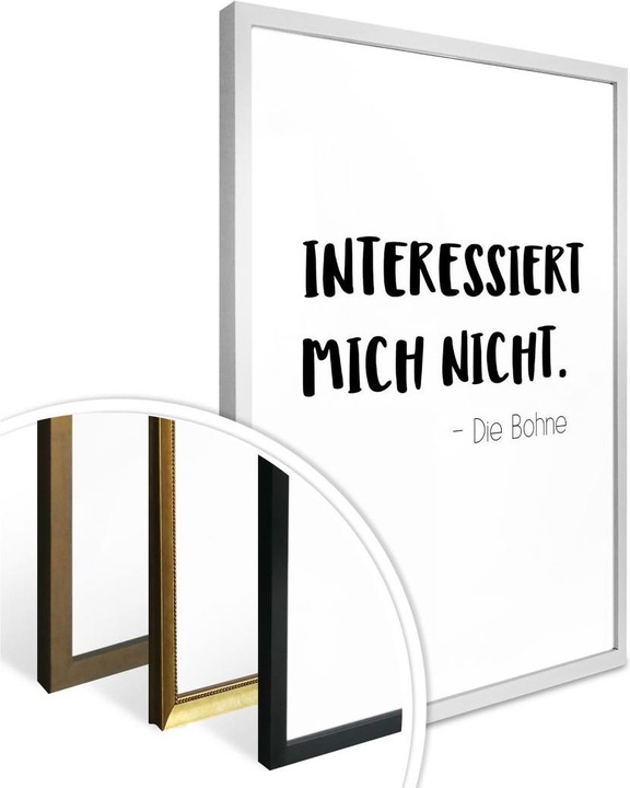 Actual product image Trenddeko I don't give a damn (50 x 60 cm)