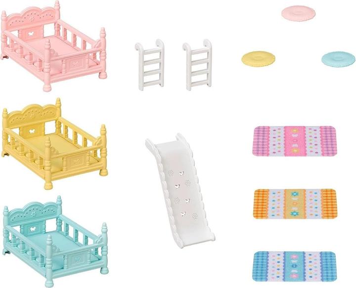 Actual product image Sylvanian Families Three-storey baby loft bed