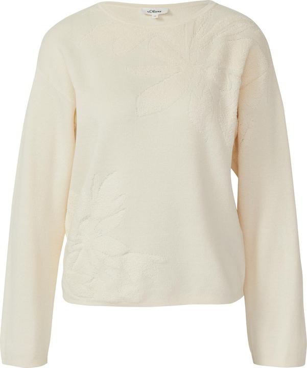 Actual product image s.Oliver Strickpullover Pullover mit dekorativem Strickmuster (48)