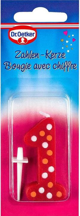 Immagine prodotto Dr. Oetker Zahl 1 (1 x)