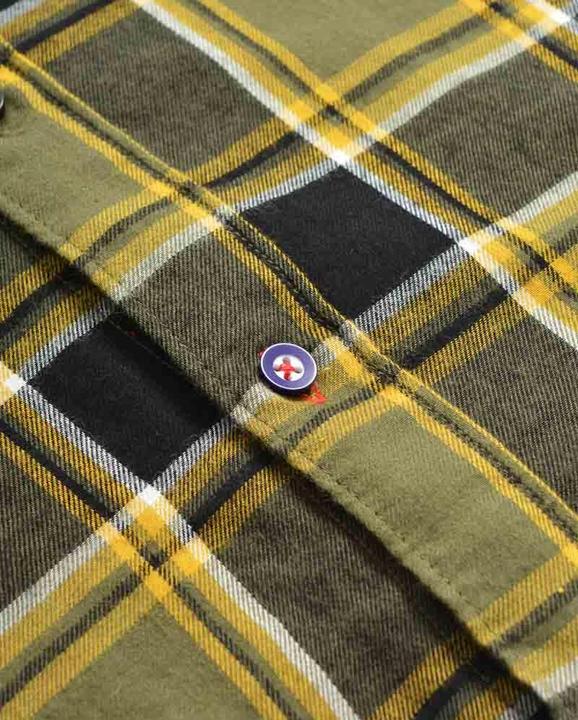 Immagine prodotto Lambretta Camicia A Quadri Spazzolato Manica Lunga Uomo (M)