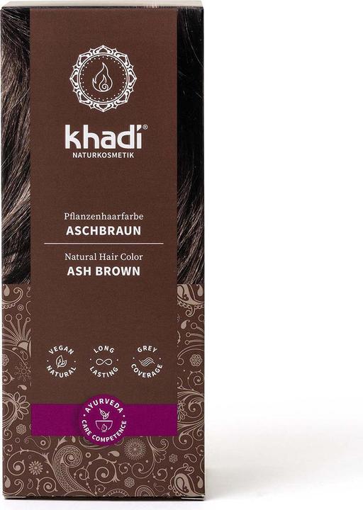 Produktbild Khadi Aschbraun - mattes, mittleres Braun ohne Rotanteile (Ash Brown)