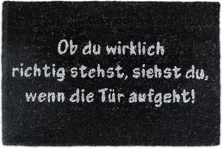 Relaxdays Deurmat kokosnoot (60 x 40 cm)