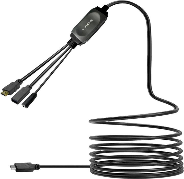 Immagine prodotto Vivolink USB-C HUB Cable with USB3.0 & (0.15 m, USB 3.0)