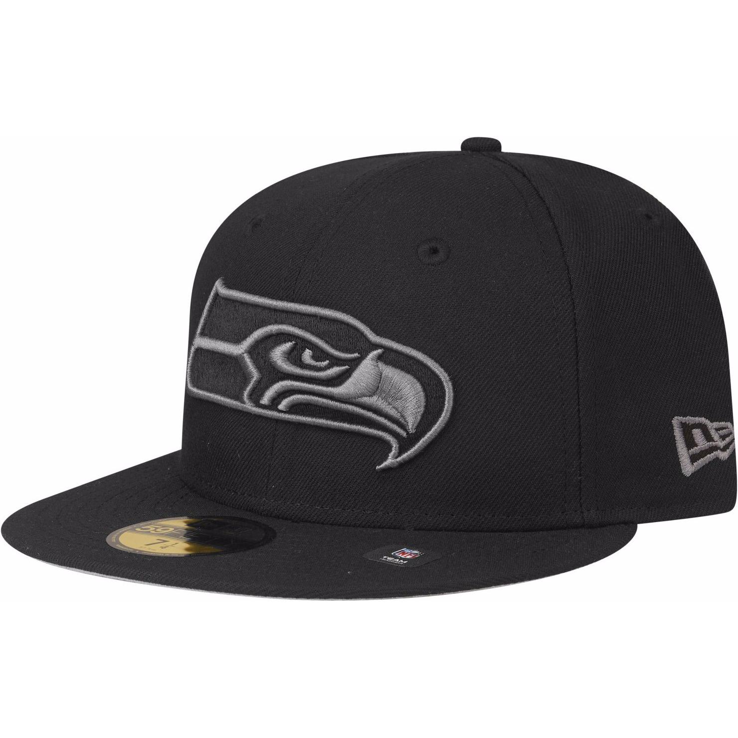 New Era, Herren, Cap, 59Fifty NFL Teams, Schwarz, (6 7/8)