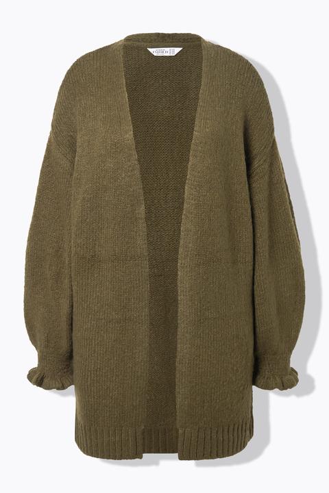 Produktbild Studio Untold Long-Strickjacke, oversized, Ärmel-Raffung (50, 52)