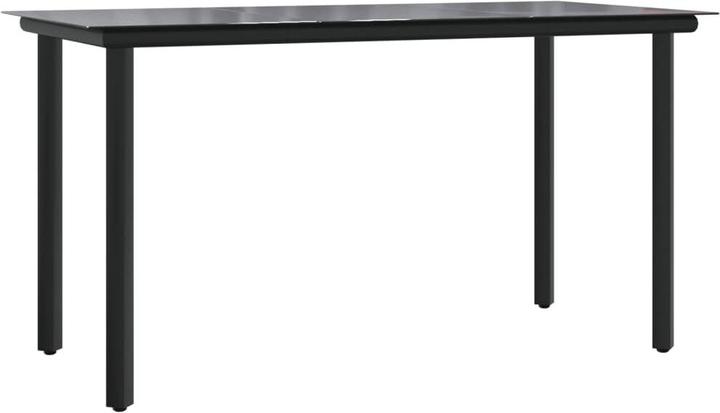 Image du produit VidaXL Meuble de jardin Ensemble de jardin 9pcs. noir Poly rotin (200 cm)
