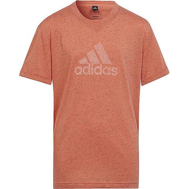 adidas, Mädchen, Sportshirt, FI Big Logo T-Shirt Mädchen Jr IC0110 (164), Orange, 164
