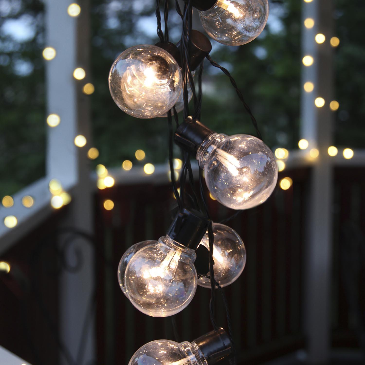 Star Trading, Lichterkette, LED Outdoor-Lichterkette,Partaj, Netzbetrieb, 16 LEDs, klar, warmweiss, 4,5m (4.50 m)