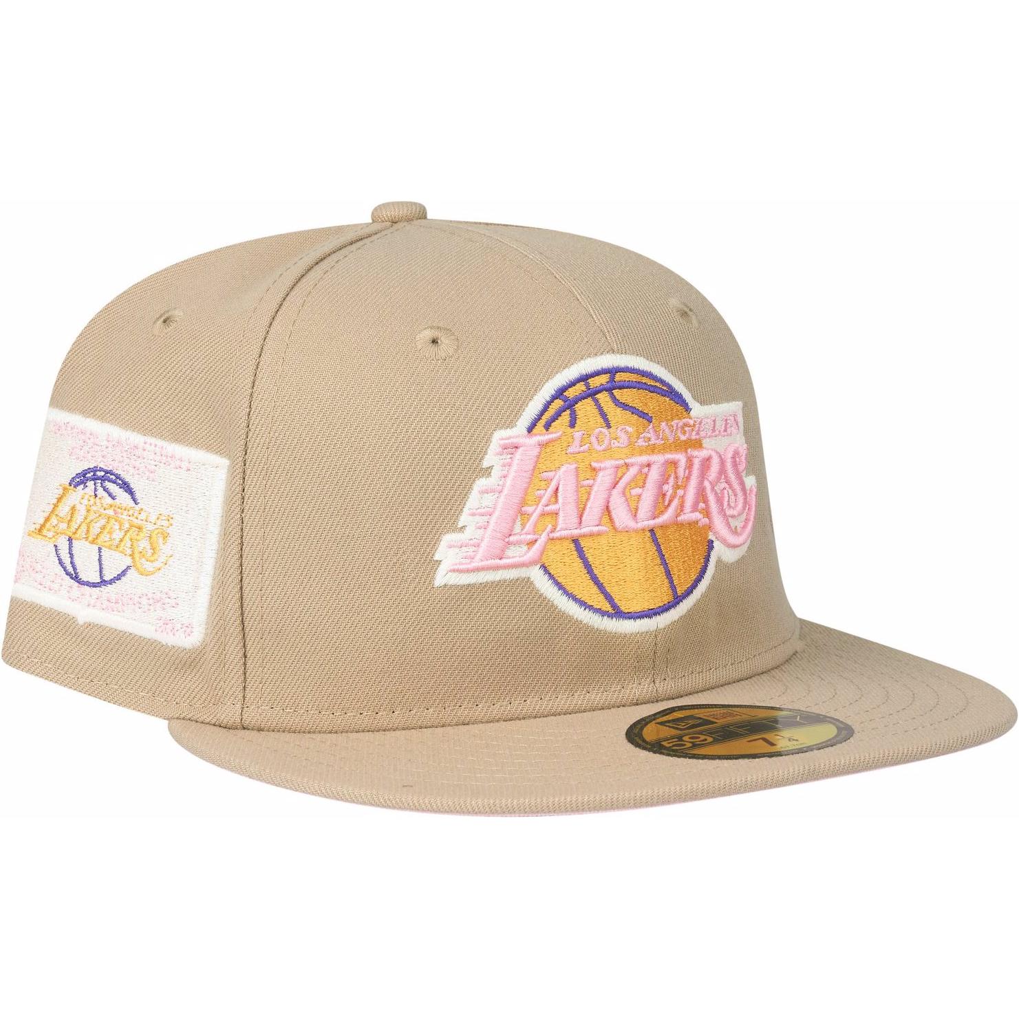 New Era, Herren, Cap, 59Fifty Los Angeles Lakers, Beige, (7 7/8)
