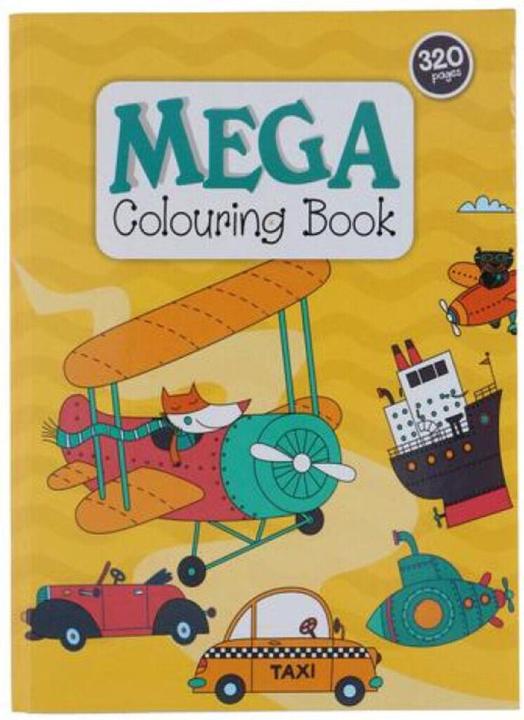 Actual product image Colouring book Mega