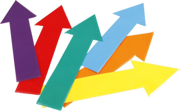 Spordas ® Bodenmarkierung Pfeile, 6er-Set