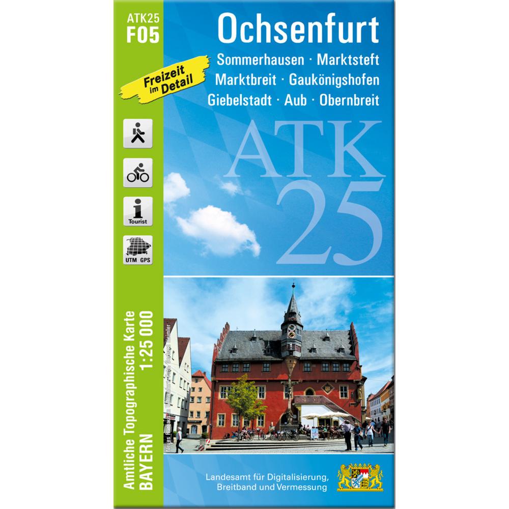ATK25-F05 Ochsenfurt (Amtliche Topograp, Landkarte