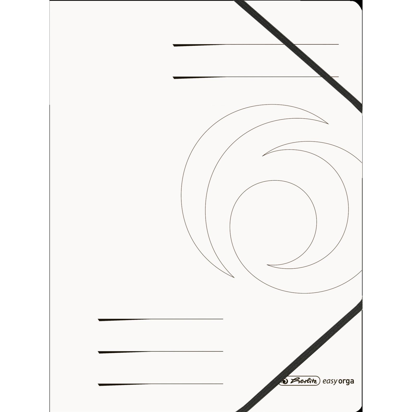 Herlitz, Mappe, Eckspanner Verwendung für Papierformat: DIN A4 Werkstoff: Karton (A4, 1 x)