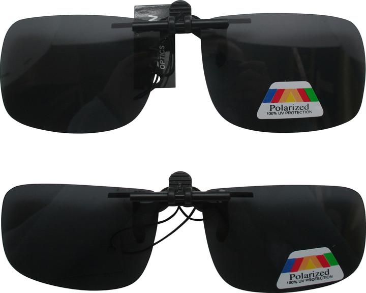 Actual product image Benson Optics Set of 2 clip-on sunglasses, 1 x size S & M each