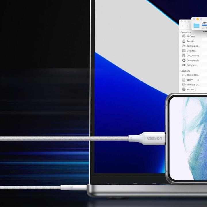 Productafbeelding Ugreen Kabel USB-C naar USB-C 15267 (1 m, USB 2.0, 100 W)