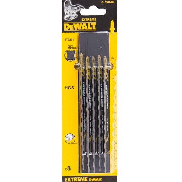 DeWalt, Sägeblatt, Stichsaegeblatt HCS Daemmst <120mm 5Stk