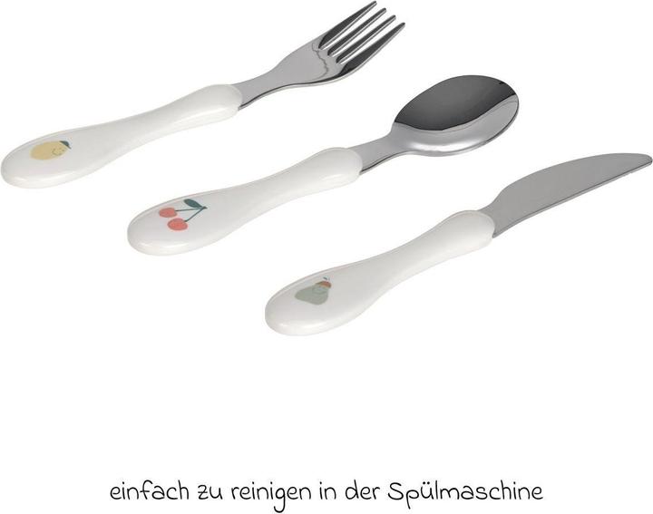 Produktbild Lässig Esslernbesteck 3-tlg. Besteck-Set Cutlery - Happy Fruit