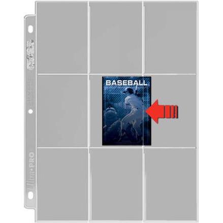 Thumbnail - Ultra Pro Ordnerseiten 9 Pocket Side-Load Pages (100)