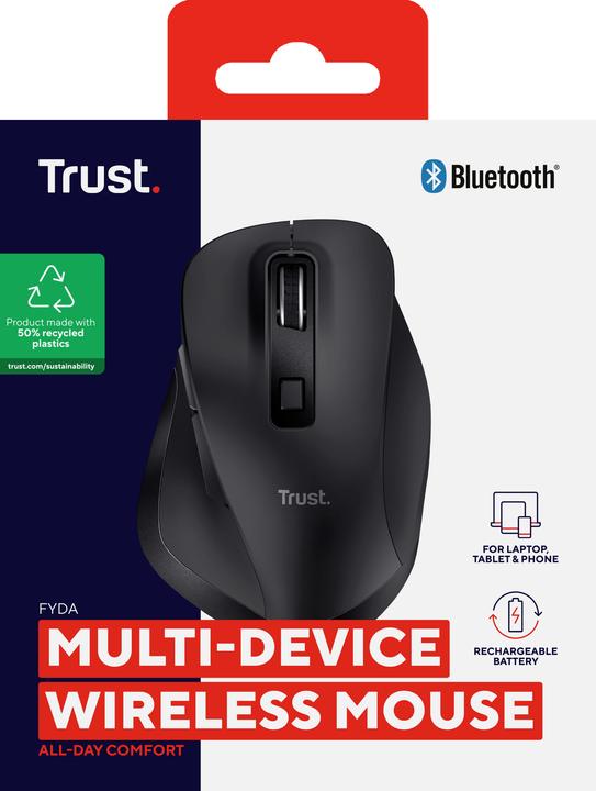 Actual product image Trust Fyda Multidevice Wireless Mouse (Wireless)