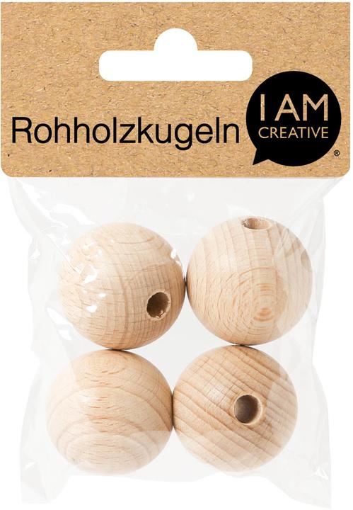 I Am Creative Rohholzkugeln