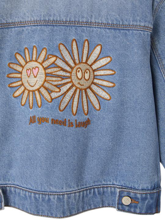 Immagine prodotto Vertbaudet Mädchen Jeansjacke mit Blumen (86)