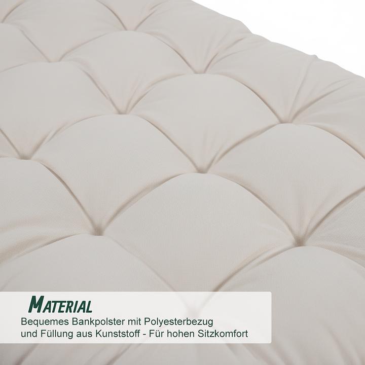 Image du produit Relaxdays coussin de banc