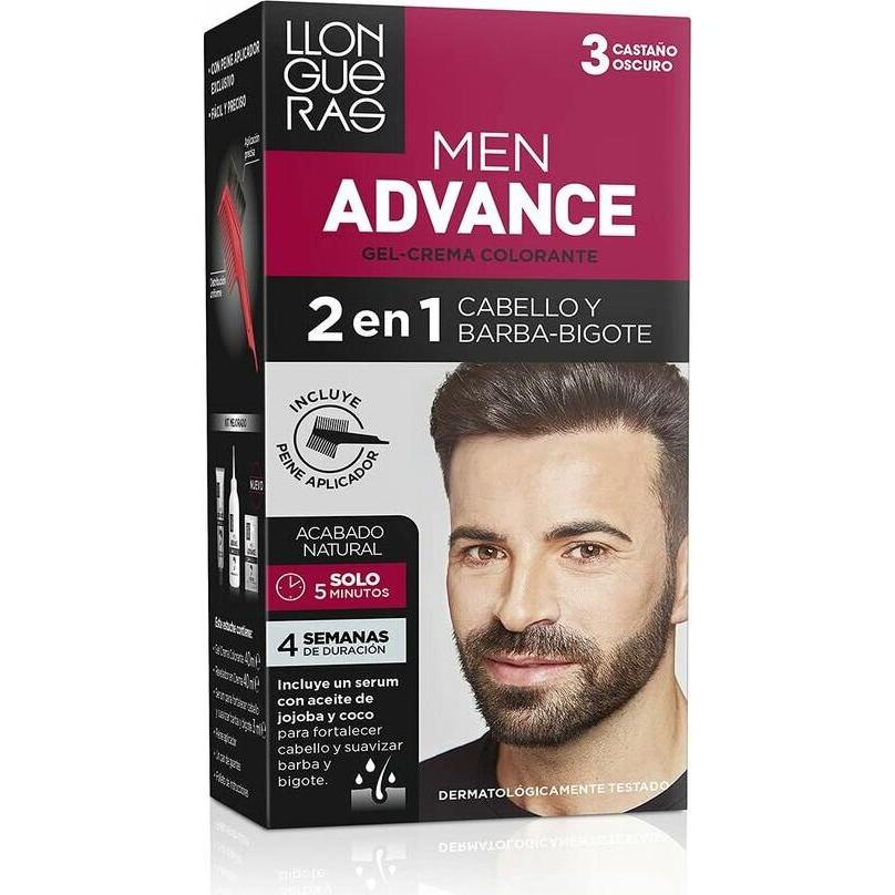 Llongueras, Haarfarbe, MEN ADVANCE #3-castaño oscuro