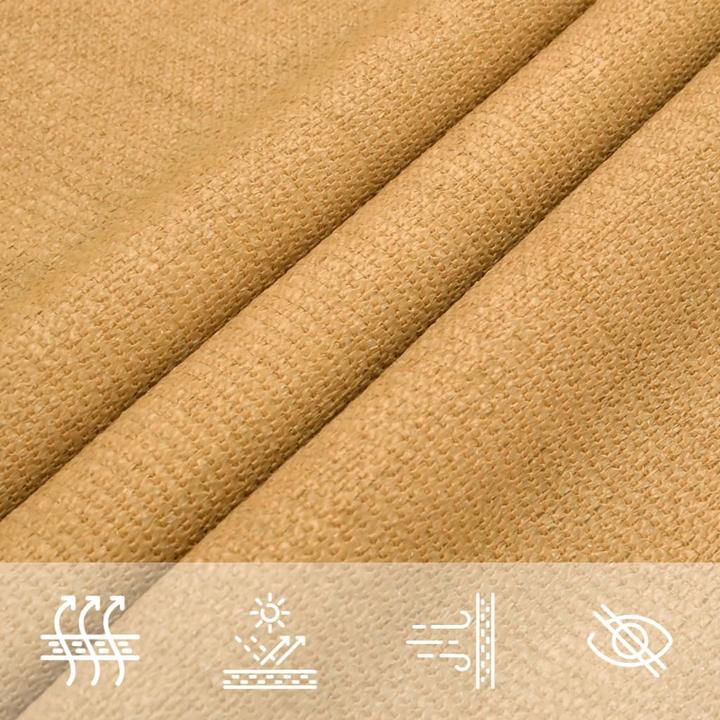 Actual product image vidaXL Sonnensegel 160 g/m² Rechteckig farben HDPE (450 x 200 cm)