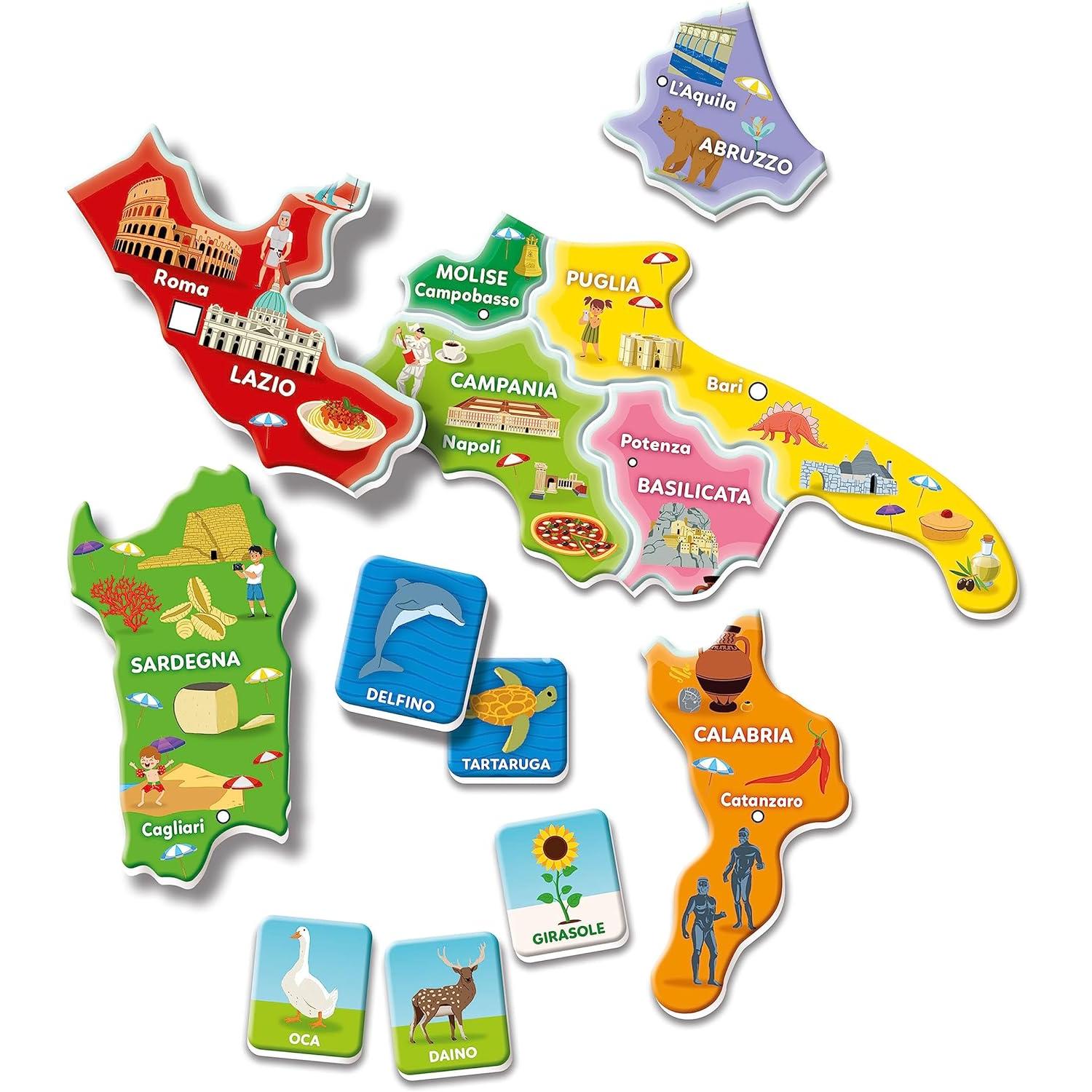 Thumbnail - Clementoni Magnetic Geo Puzzle Italy
