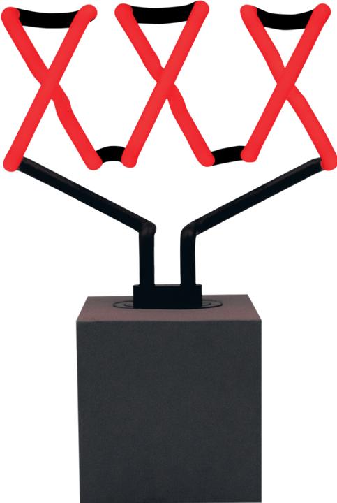 Produktbild Locomocean Glas Neon Tischlampe mit Betonsockel - XXX