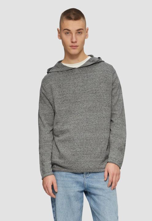 Actual product image S.Oliver Strickpullover Gestrickter Hoodie aus Melangegarn (S)