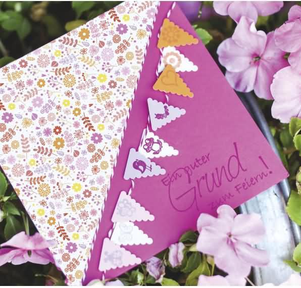 Produktbild Heyda Motivstempel 'Ein guter Grund zum Feiern!' 6,5x3,5cm