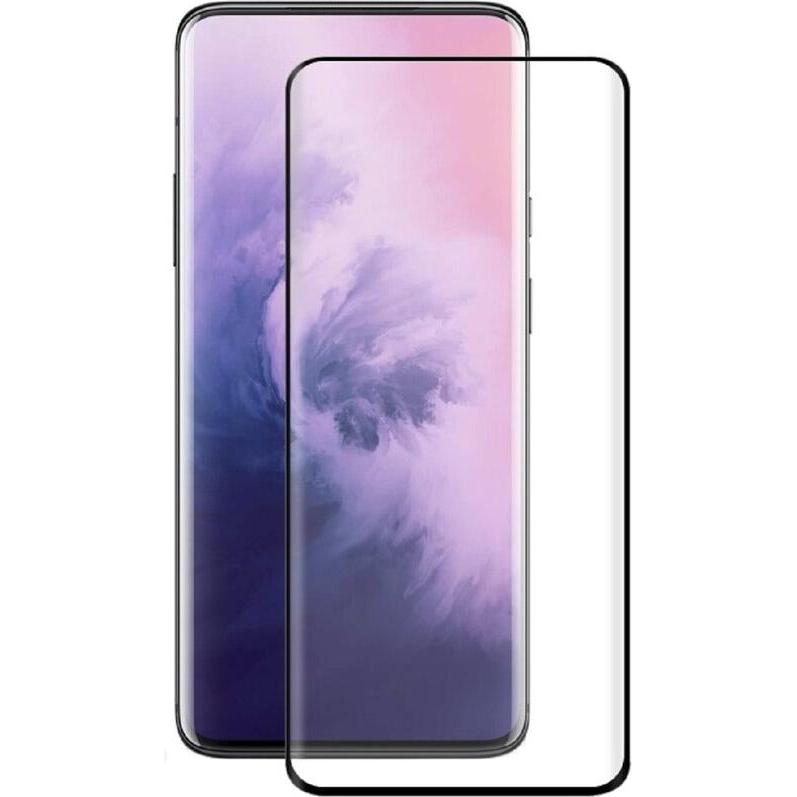 Protectorking 3x echtes Tempered 9H Panzerhartglas 3D KLAR (3 Stück, OnePlus 7 Pro), Smartphone Schutzfolie
