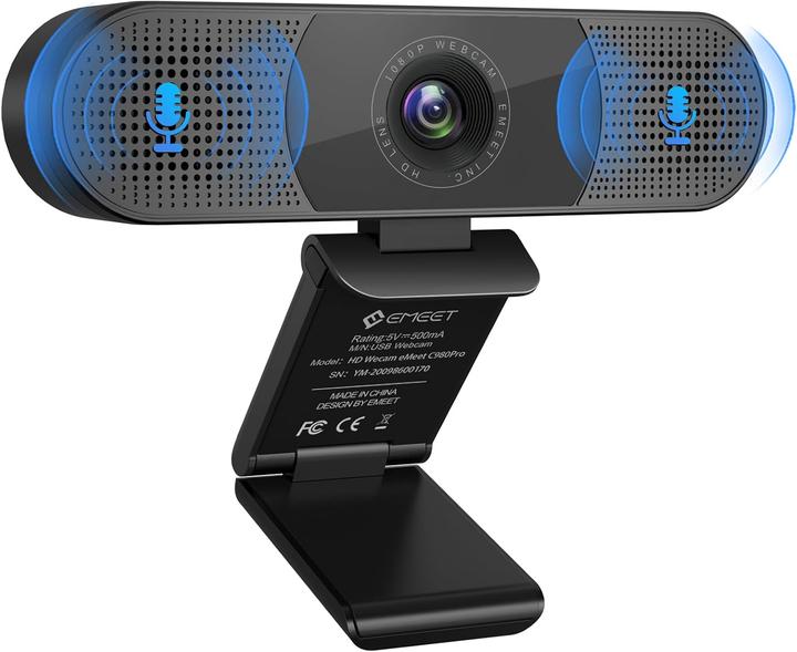 Produktbild EMeet C980 Pro Webcam mit Geräuschunterdrückung