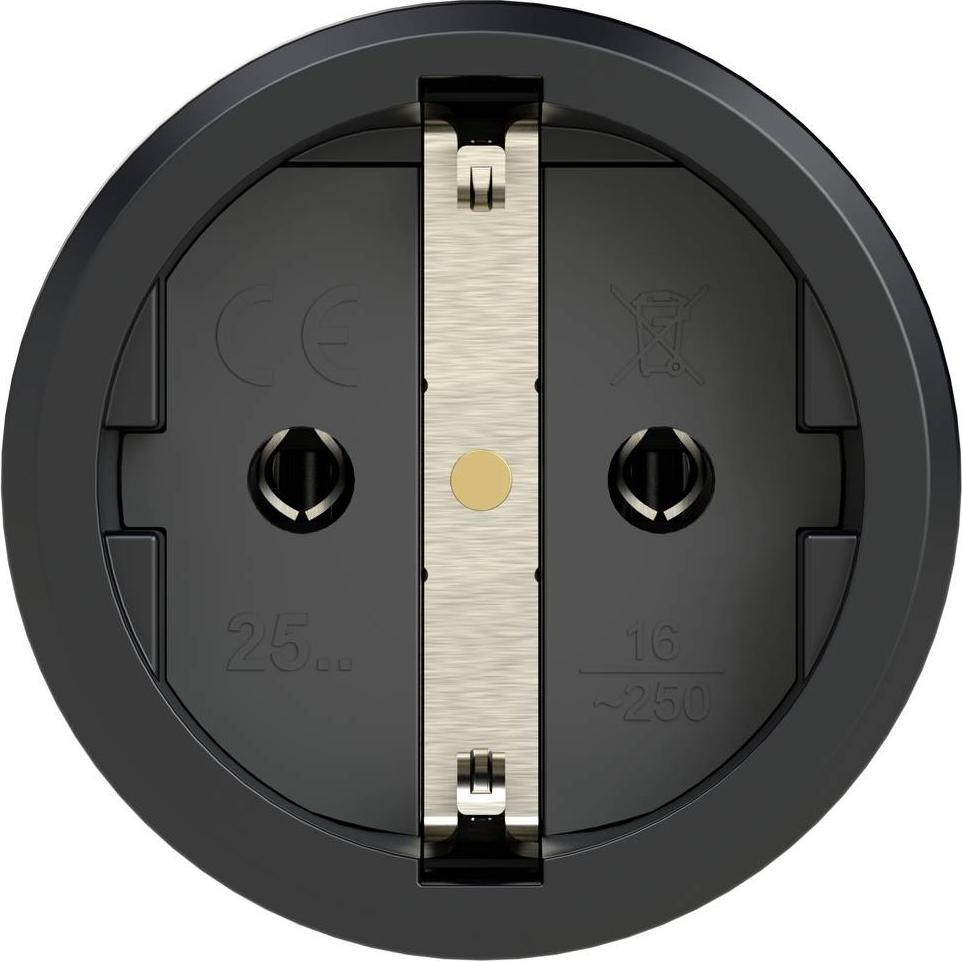 Thumbnail - PCE, Netzstecker + Netzkupplung, Kupplung Schutzkontaktkupplung Vollgummi mit Klappdeckel 250V IP54 2522-ss